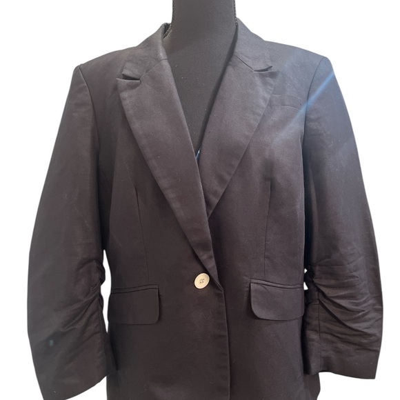 The Limited Black Tailored Blazer with Notched Lapels - Picture 1 of 7